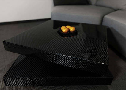 Carbon Allure Carbon Fibre Double Layer Table