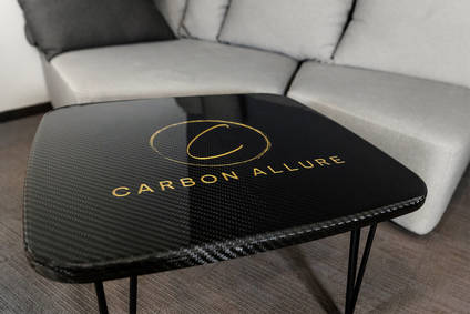 Carbon Allure Carbon Fibre Table from above