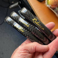 Carbon Fibre Handbag Trio Handle with Lettering Thumbnail