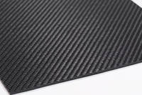 210g 2x2 Twill 3k Carbon Fibre Cloth Cured Laminate Sample Thumbnail