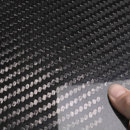 450g 2x2 Twill 12k Carbon Fibre Cloth Cured Laminate Sample