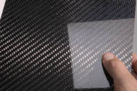650g 2x2 Twill 12k Carbon Fibre Cloth Cured Laminate Sample Thumbnail