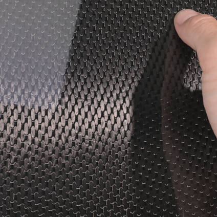 375g 5HS Carbon Fibre Cloth Cured Laminate Sample