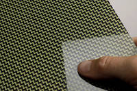 210g 3x1 Twill 3k Carbon Kevlar Cured Laminate Sample Thumbnail