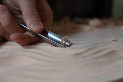 Close Up Carving Model Board by Theo Silkstone