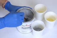 Cold casting the metal part