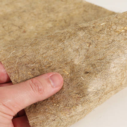 FF-NWM-100-480 Fibrilight 100g woven Flax Fibre in hand