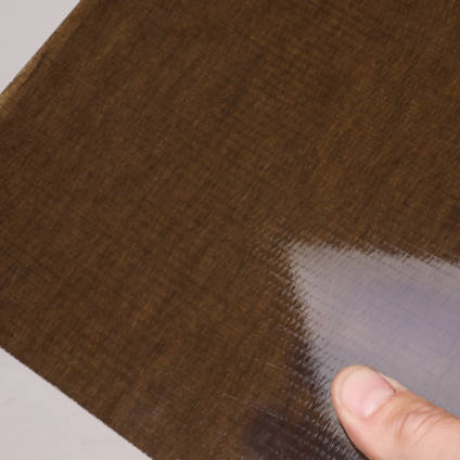 Example of a Cured Sheet of 180g Cross-Stitched Unidirectional Flax Fibre