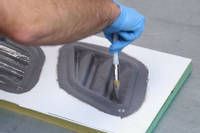 Apply a thin application of EG160 to act as a coupling coat