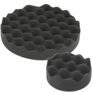 Soft Wavy Black Polishing Pad Thumbnail