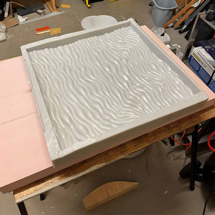 Silicone Mould taken from Model Board Design by Theo Silkstone