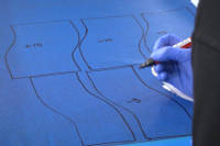 Templating the staggered laps