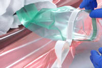 Completing the vacuum bag