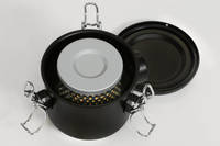 VA-VF2 Vacuum Pump Filter 1/2" BSP Fitted to EC20 Industrial Vacuum Pump with Open Lid Showing Filter Element Thumbnail