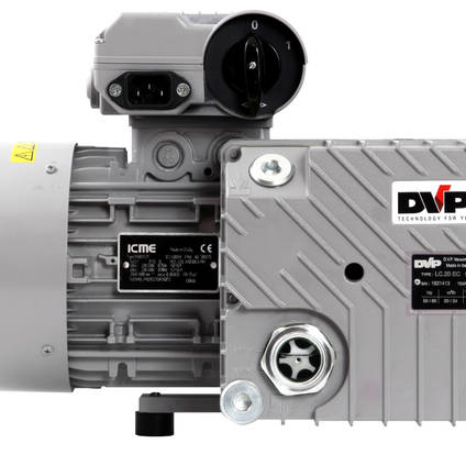 EC20 Industrial Vacuum Pump - End View 2