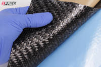 XC130 450g 2x2 Twill 12k Prepreg Carbon Fibre Fingers Thumbnail