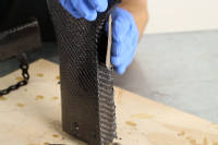 Di-nib and key the surface (120 grit)