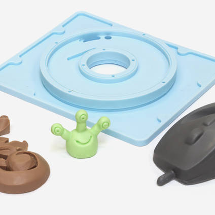 Xencast Castings with Pigment Added