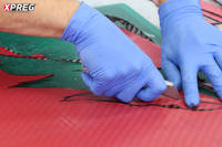 Cutting XT135 Tooling Prepreg - Backing Ply Thumbnail